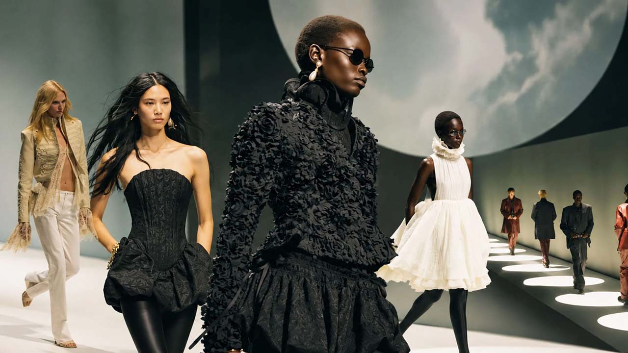 H&M and Nick Knight turned the runway into a live image system